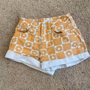 pacsun orange shorts